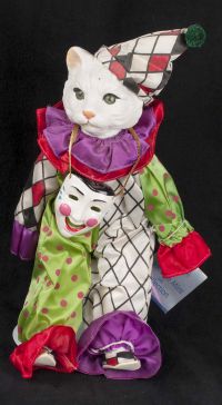 Heritage Mint Pet Personalities Clown Cat Doll